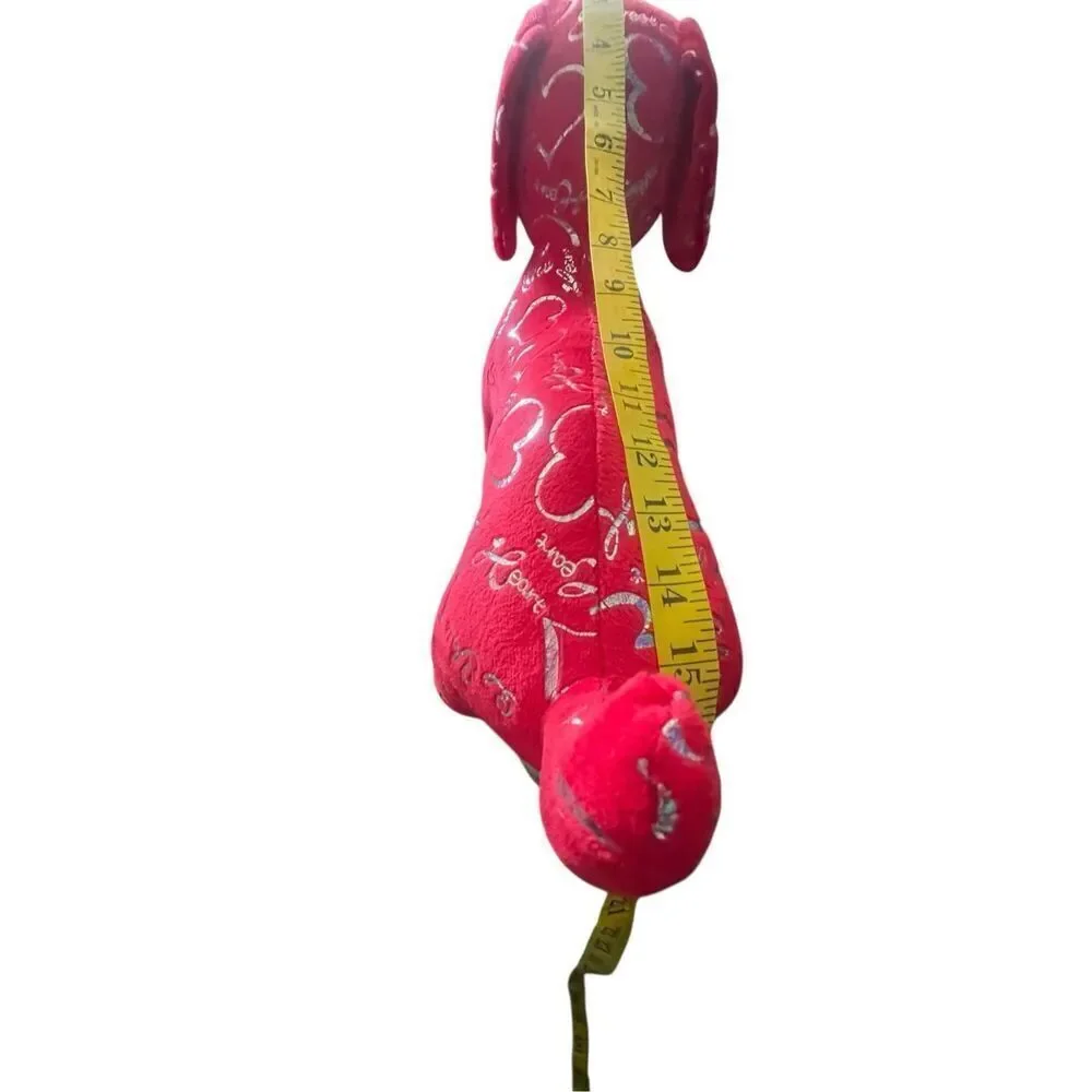 Dan Dee Collectors Choice Womens/Kids Red Dachshund Weiner Valentine Plush OS